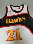 NBA 21 Wilkins Hawks Maillot Retro blanc